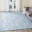 Harger Hand Tufted Wool/Viscose Geometric Rug in Blue-616729483
