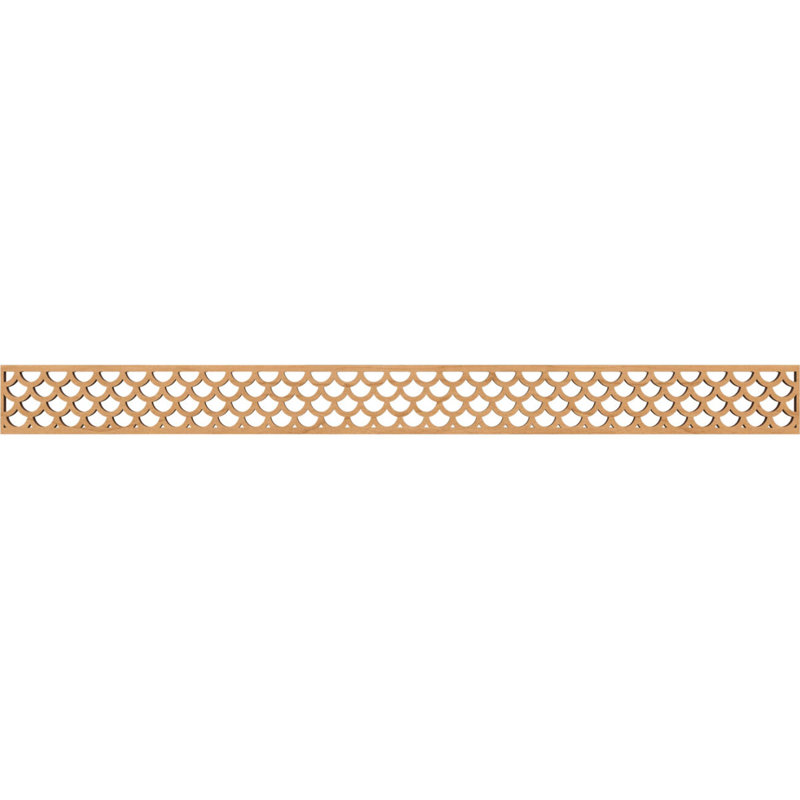 Moulure Hudson, H 4 po x l 46,375 po x P 0,375 po, Érable
