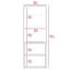 Mila Bathroom Cabinet, Two Interior  Shelves, Two External Shelves, Single Door Cabinet -Light Grey