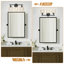 Luminaire de salle de bain à 3 lumières à intensité variable avec abat-jour en forme de tulipe-210452104-210452105-210452108