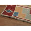Tapis tribal à motif oriental kilim 8 x 10