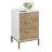Nightstand End Table With Drawers