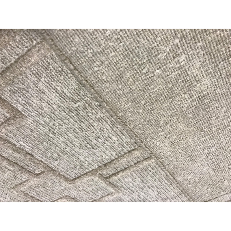 Hand-Knotted High-Quality Ivory Area Rug