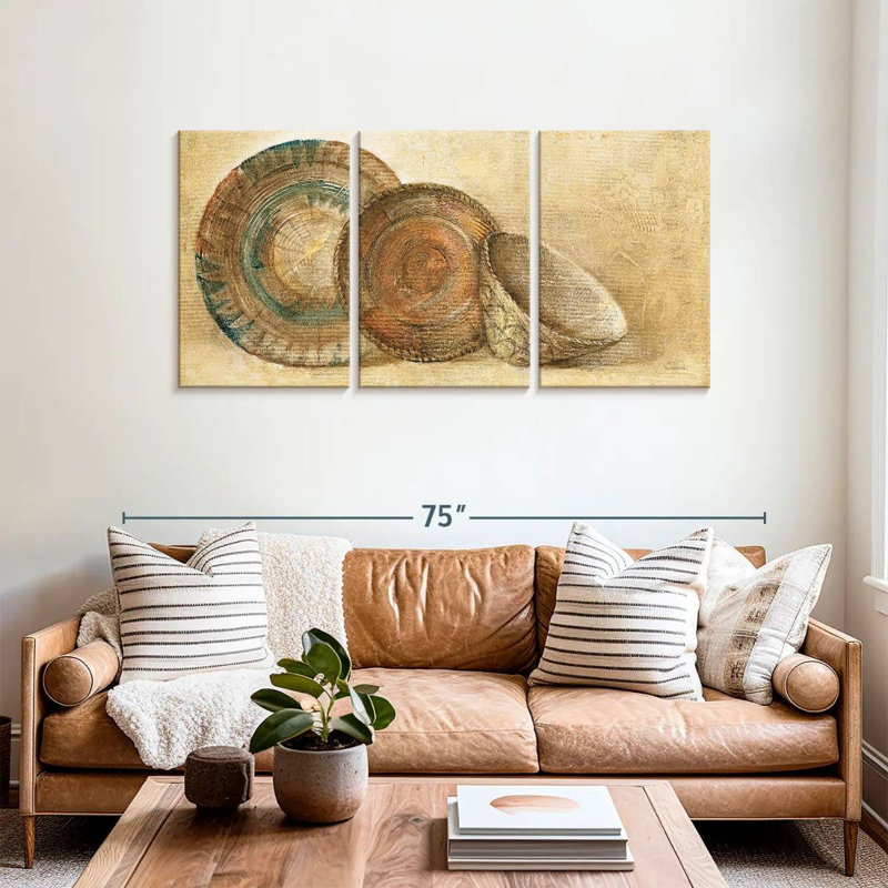 Lelar Woven Vessels IV, 30" H x 62" W