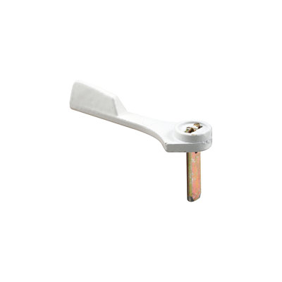 Leviers de loquet de porte de patio FHC E2162, fabrication en acier et en métal, queue de 3/4 po de longueur pour portes coulissantes, finition blanche Thumturn, paquet simple
