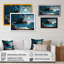 Coucher de soleil moderne en style I - reproduction sur toile-460104243-460104240