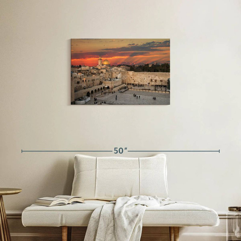 Hannes Jerusalem Temple Mount, 20" H x 30" W