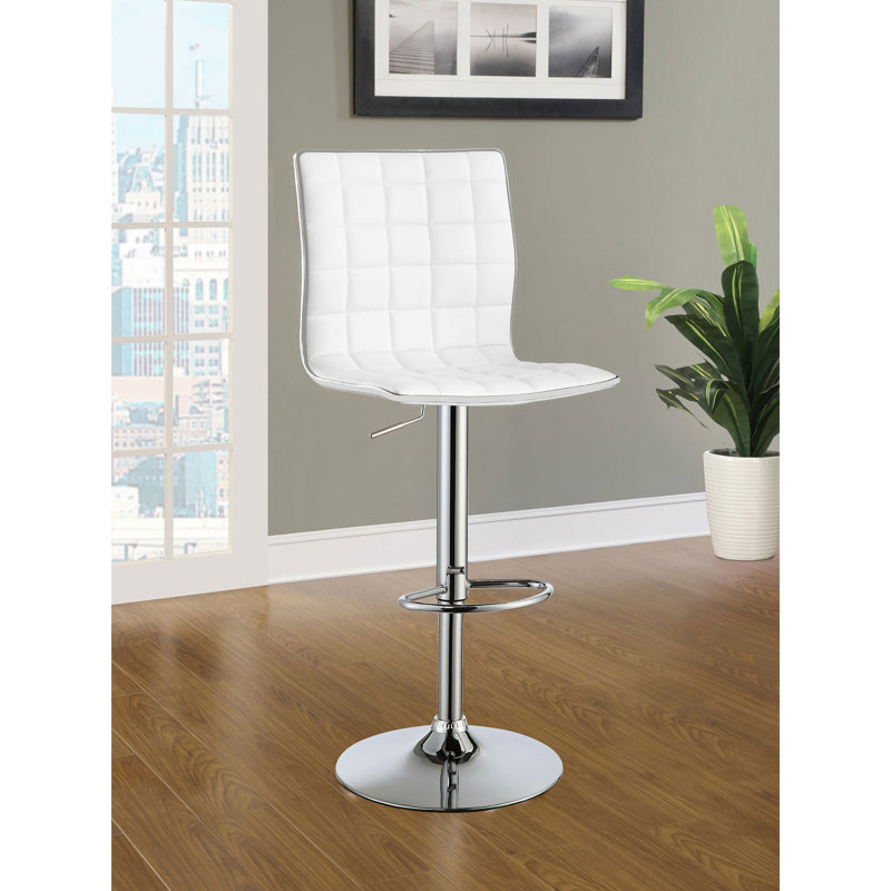 Ashbury  Upholstered Adjustable Bar Stool  (No Including  Table)