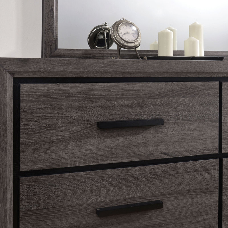 Commode double 6 tiroirs Camile