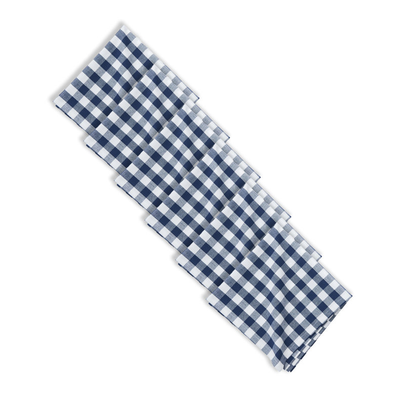 Hieke Ashford Cotton Napkin, Indigo