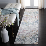 Ardeleana Performance Floral Rug
