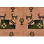 Tapis rose nouvel âge en laine 6 pi 10 po x 8 pi 8 po Gweneth