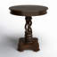 Solid Wood End Table-2005749306