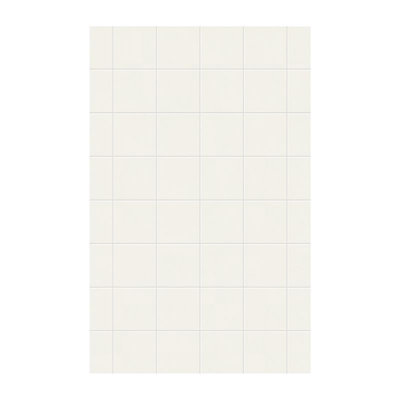 62'' W 0.25'' D 96'' H Glue Up Solid Surface Wall