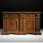 88" 2 Drawer Walnut Wood Sideboard