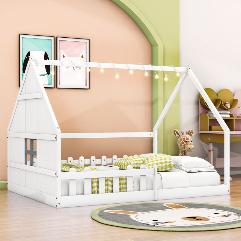 Venu Full House Beds, White