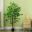Ficus artificiel avec pot, plante artificielle d'extérieur pour le bureau à domicile-225059106