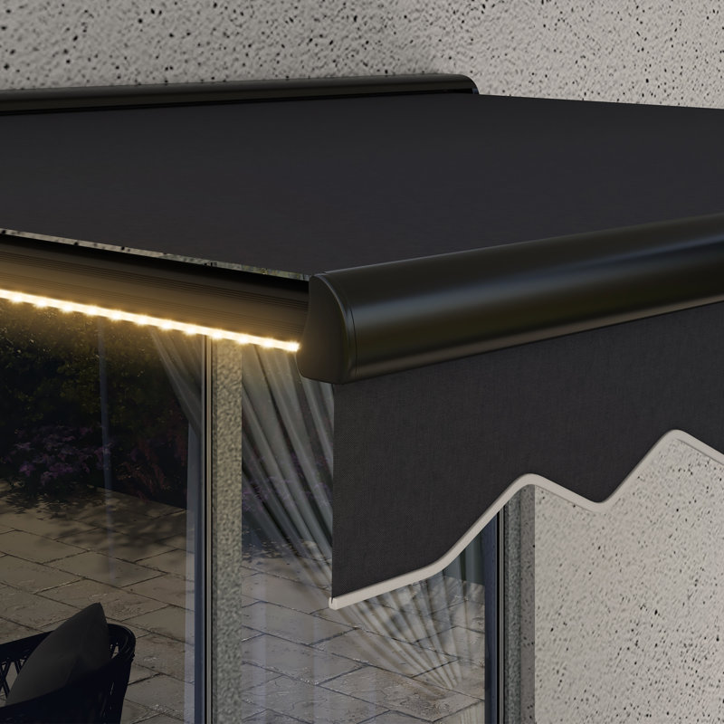 Dongguan Xiyite Trading Co., Ltd. 295cm W x 250cm D Polyester Cover Retractable Door / Window Awning