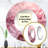 Pink Tender Twirl Spiral - Abstract Spirals Mirror, Pink Round Unique Wall Mirror, Printed Metal Art-99621760