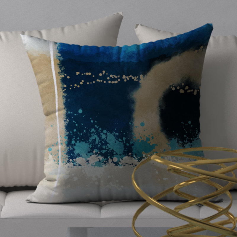 Housse de coussin carrée/insert, 18" x 18"