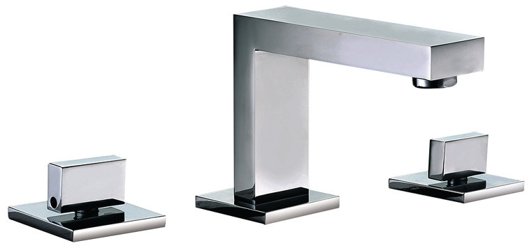 2-handle Bathroom Faucet, Chrome