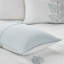 Courtepointe très grande / très grande brodée 6 pièces très grand / bleu / bleu, réversible en microfibre, dossier doux, microfibre blanche à broderie classique, réversible avec,-117409806-117409808