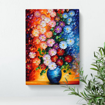 Flowers Within A Vase No.5 - Wrapped Canvas