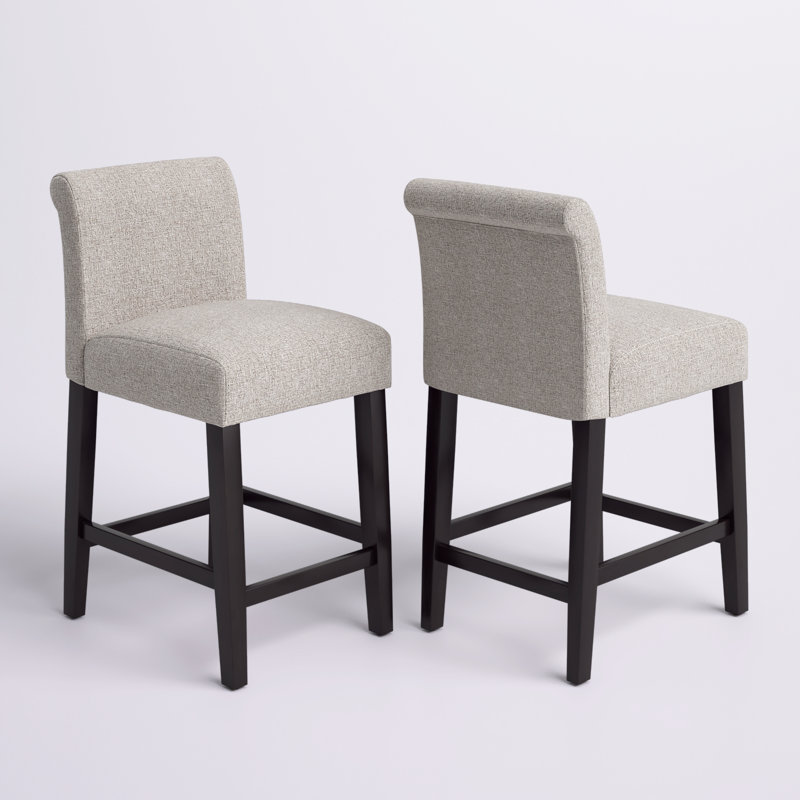 Tabouret de comptoir et de bar Altovise, Tabouret de comptoir (24 po), gris