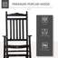 Chaise berçante à haut dossier Traditional-1477930060