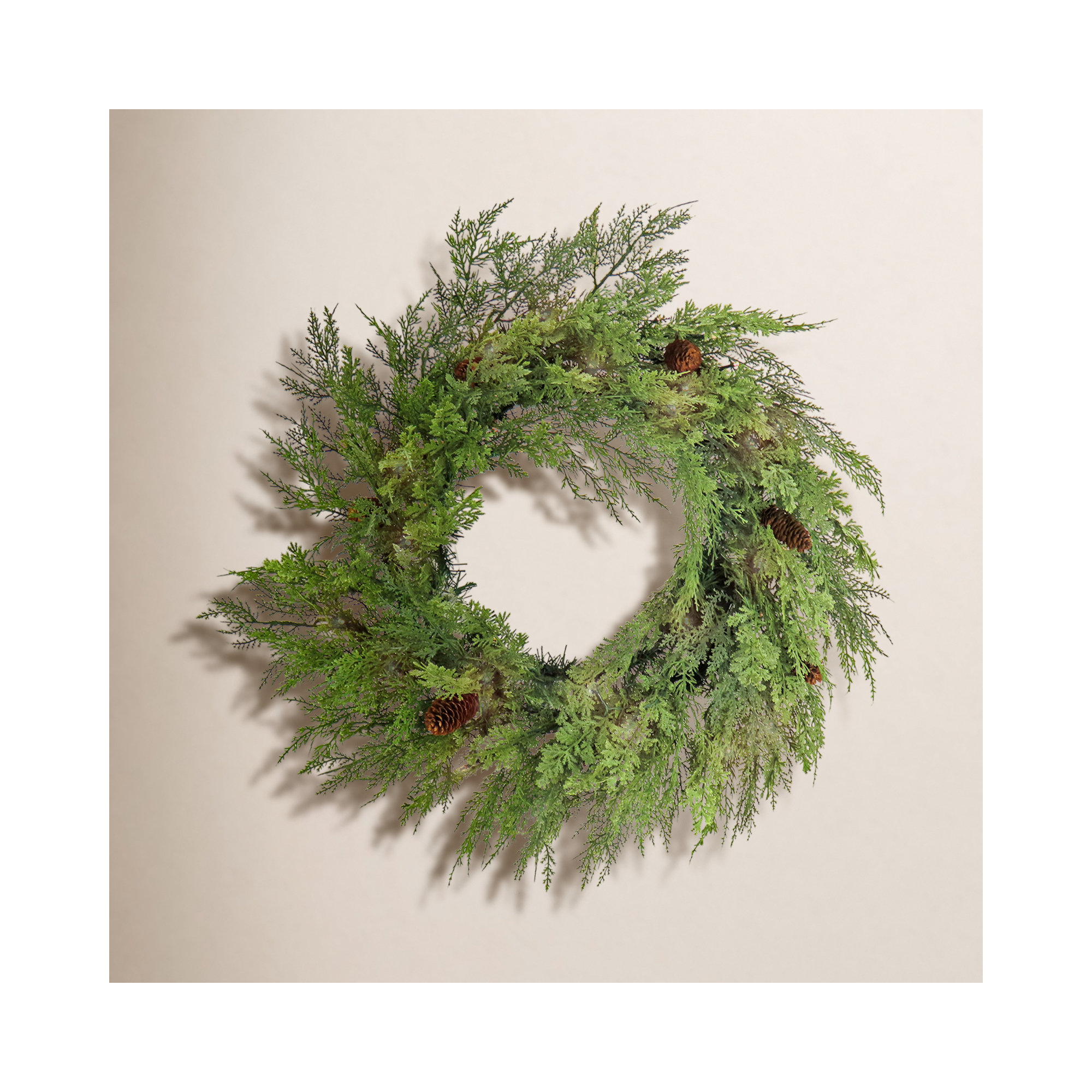 Lighted Wreath, 26"