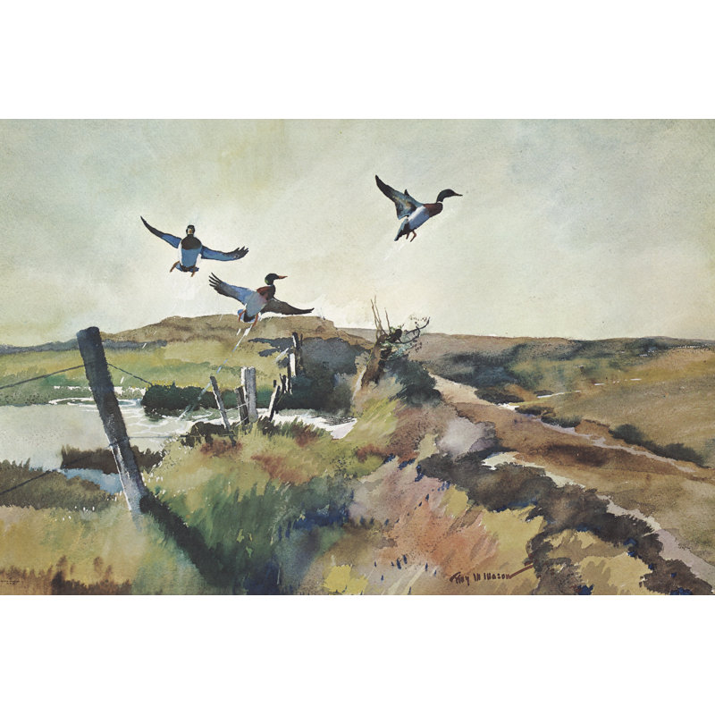 The Alarm by Roy M. Mason - Wrapped Canvas Art Prints, 61cm H x 91cm W