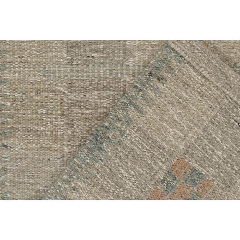 Scandinavian Wool Geometric Area Rug, Runner 2'6" x 8'
