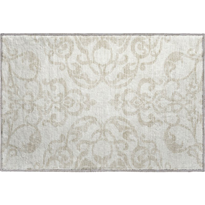 Premium Machine Washable Prisco Ivory Rug