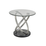 Sceinnker Glass Top End Table