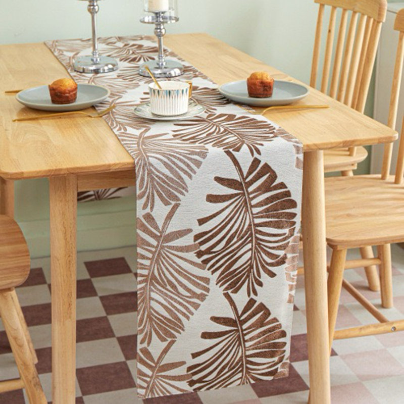 Chemin de table en coton Postfield, Jaune