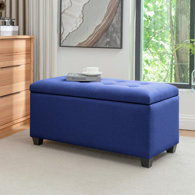 Banc de rangement en tissu Teodula