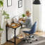 Bureaux de travail modernes en bois de style simple avec rangement-13513952-5400988