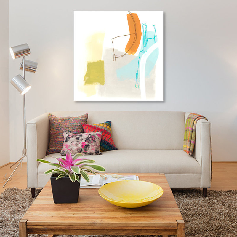 « adagio i », reproduction sur toile, H 12 po x l 12 po x P 1,5 po, Pas de tapis, Toile tendue