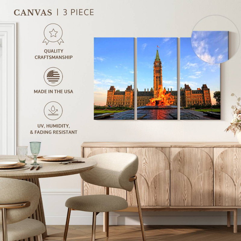Centennial Flame, 24" H x 38" W
