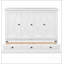 Armoire-lit avec commode en pin massif avec station de charge