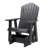 Black Polywood adirondack Glider Chair-1083769351
