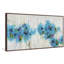"blue fleuris" par julie joy floater, reproduction d’art sur toile encadrée-20747462