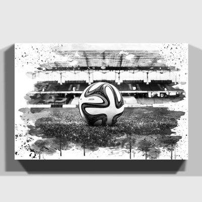 Football Pitch Ball - Wall Art