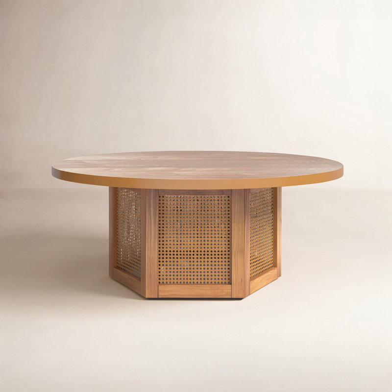 Pacetti Cane Coffee Table, Natural / Natural