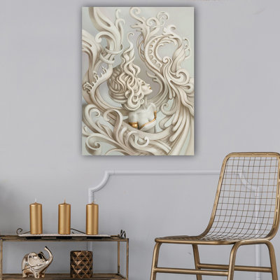 Stunning Decorative Canvas Painting, 27.6 x 39.4 Inches | 100% Cotton Canvas, 100% Wooden Frame (Thickness: 1.2 Inches) | Perfect for Living Room & Bedroom Decor, Vibrant Colors & Elegant Design