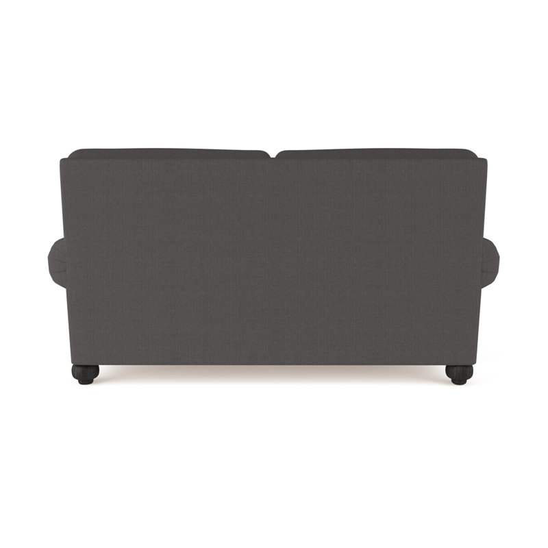 Leroy Loveseat, 36" H x 60" W x 49" D, Graphite Linen 