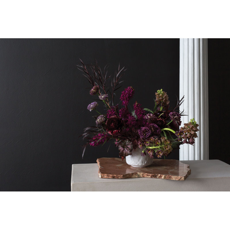 Handmade Ceramic Pot Planter, 4.25" H x 5.5" W x 5.5" D