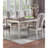 Transitional Style 1Pc Dining Table W 2X Leaves Antique White Finish Oak Top Rectangle Table Kitchen Dining Room-983748141