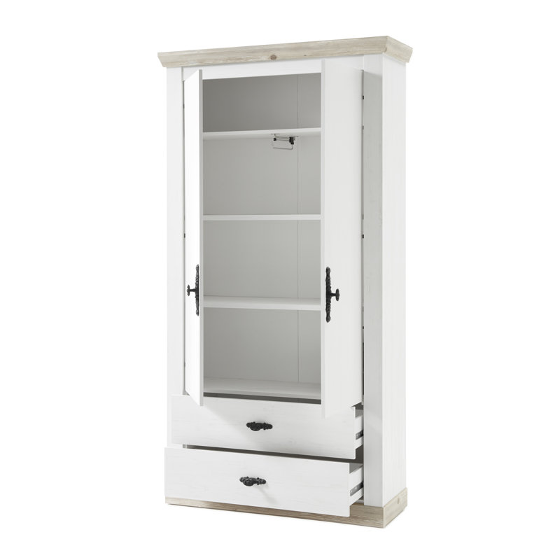 Saybrook 2 Door Manufactured Wood Wardrobe