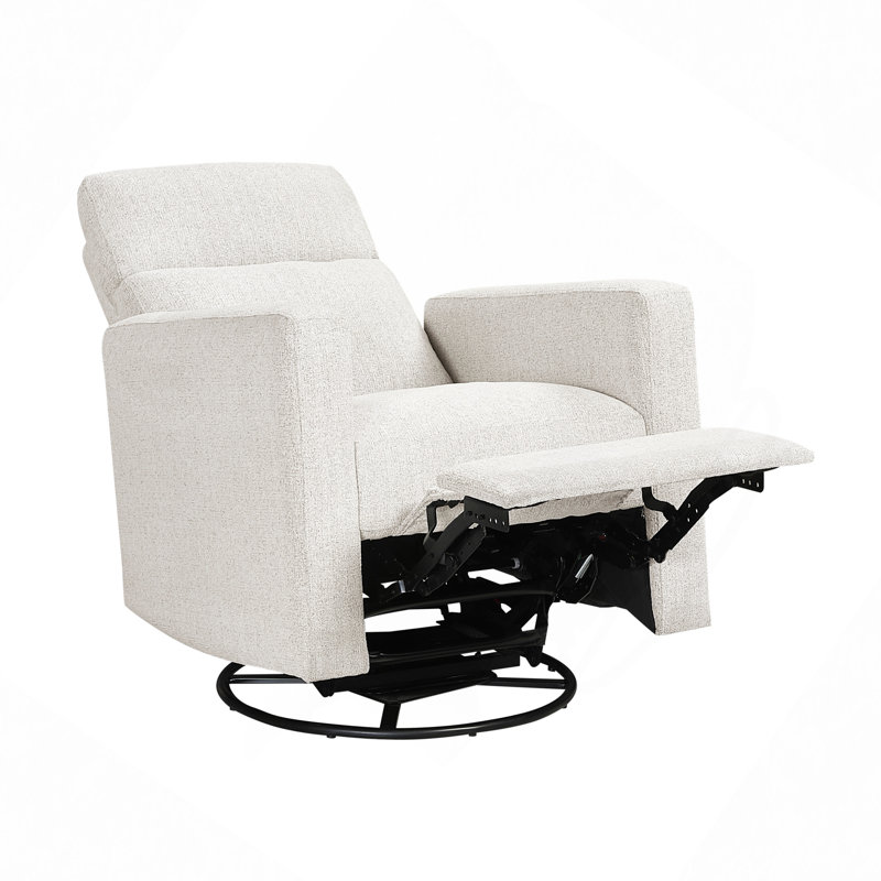Fauteuil inclinable pivotant confort 1 pièce, Blanc cassé